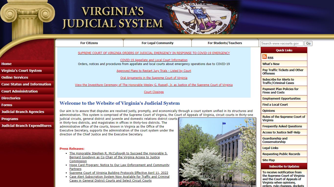 Case Status and Information